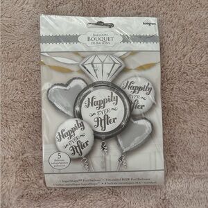 5pc Mylar balloon bouquet